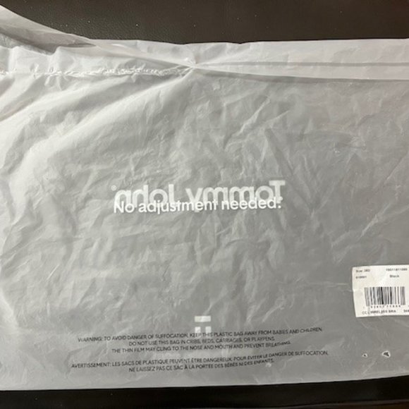 Tommy John Cool Cotton Wireless Bra 38D Black - Picture 7 of 9